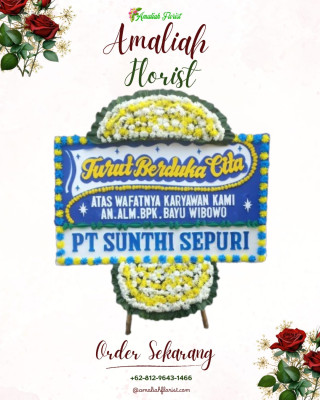 Papan Bunga Duka di Tagineri