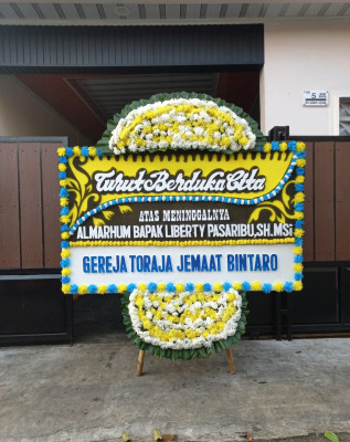 Papan Bunga Duka di Tagineri