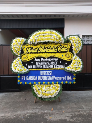 Papan Bunga Duka di Tagineri